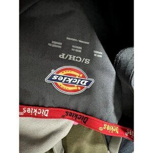 DICKIES LADIES DARK GRAY SHORT SLEEVE‎ SCRUB SHIRT - (S) NEW WITH TAGS